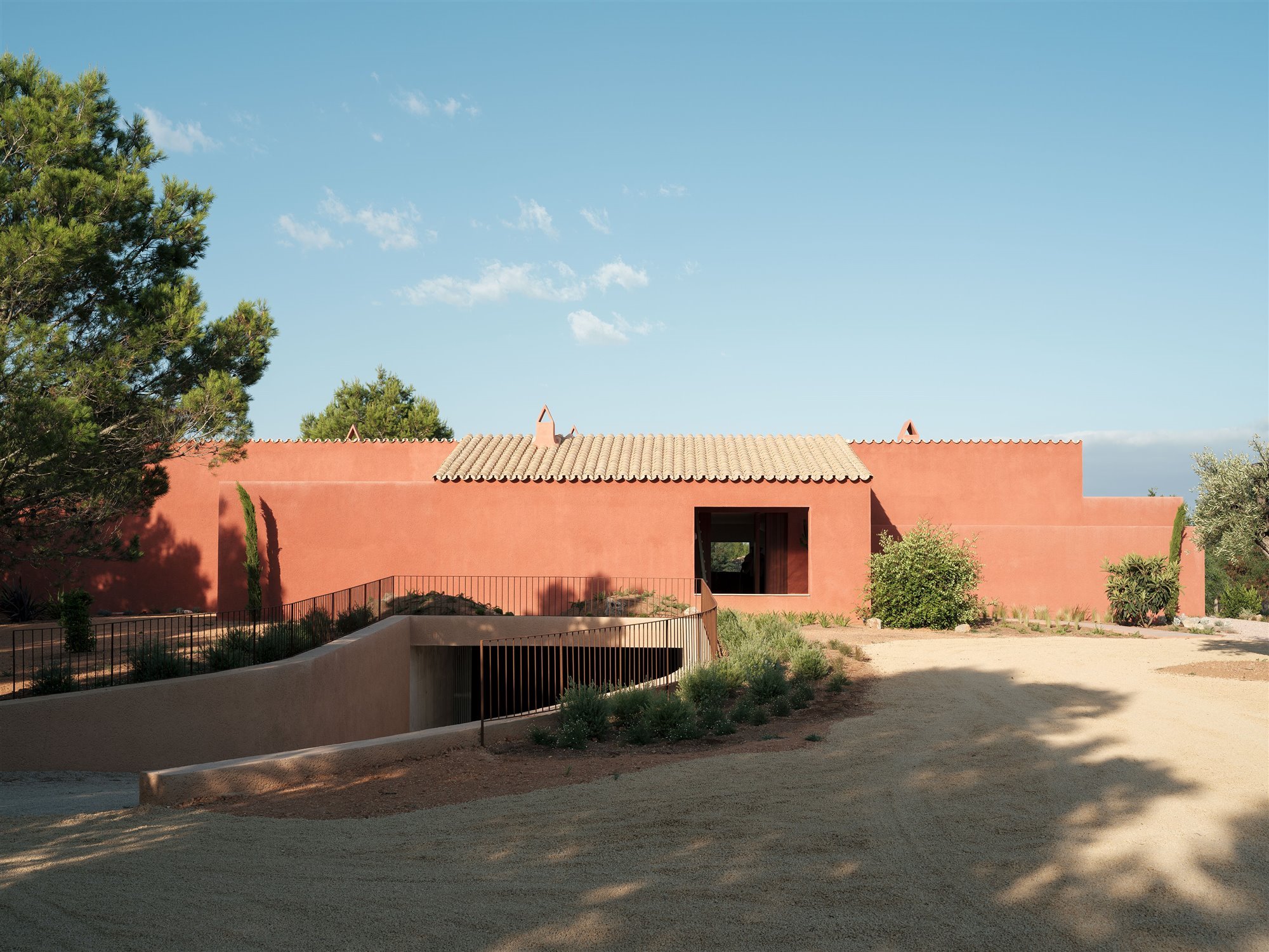 exterior y garaje casa mallorca