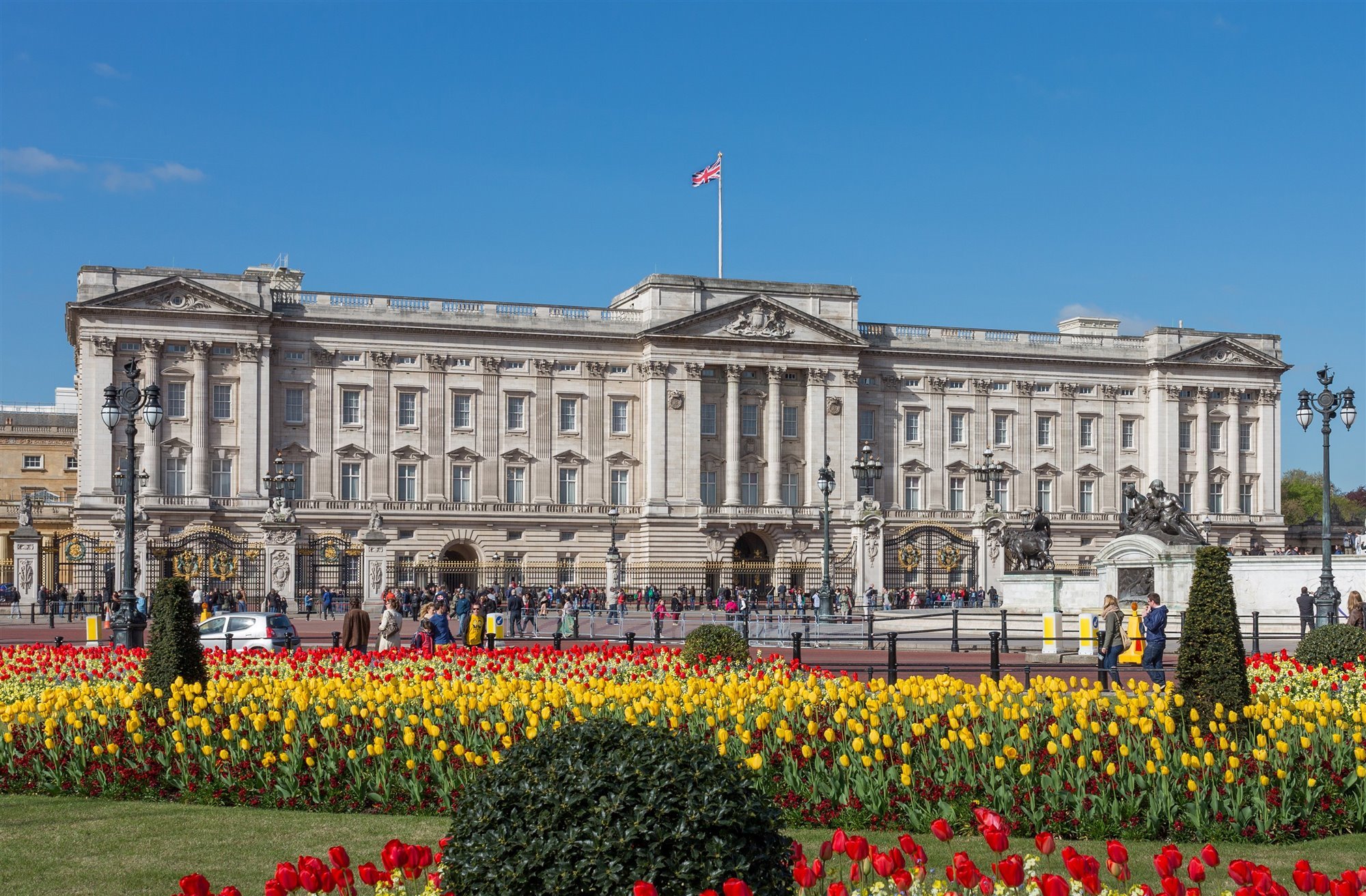Buckingham Palace casa de la reina de Inglaterra en Londres. Buckingham Palace