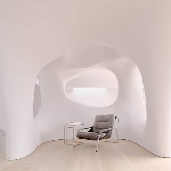¿Cueva o nube? Esta moderna casa en California es puro diseño orgánico