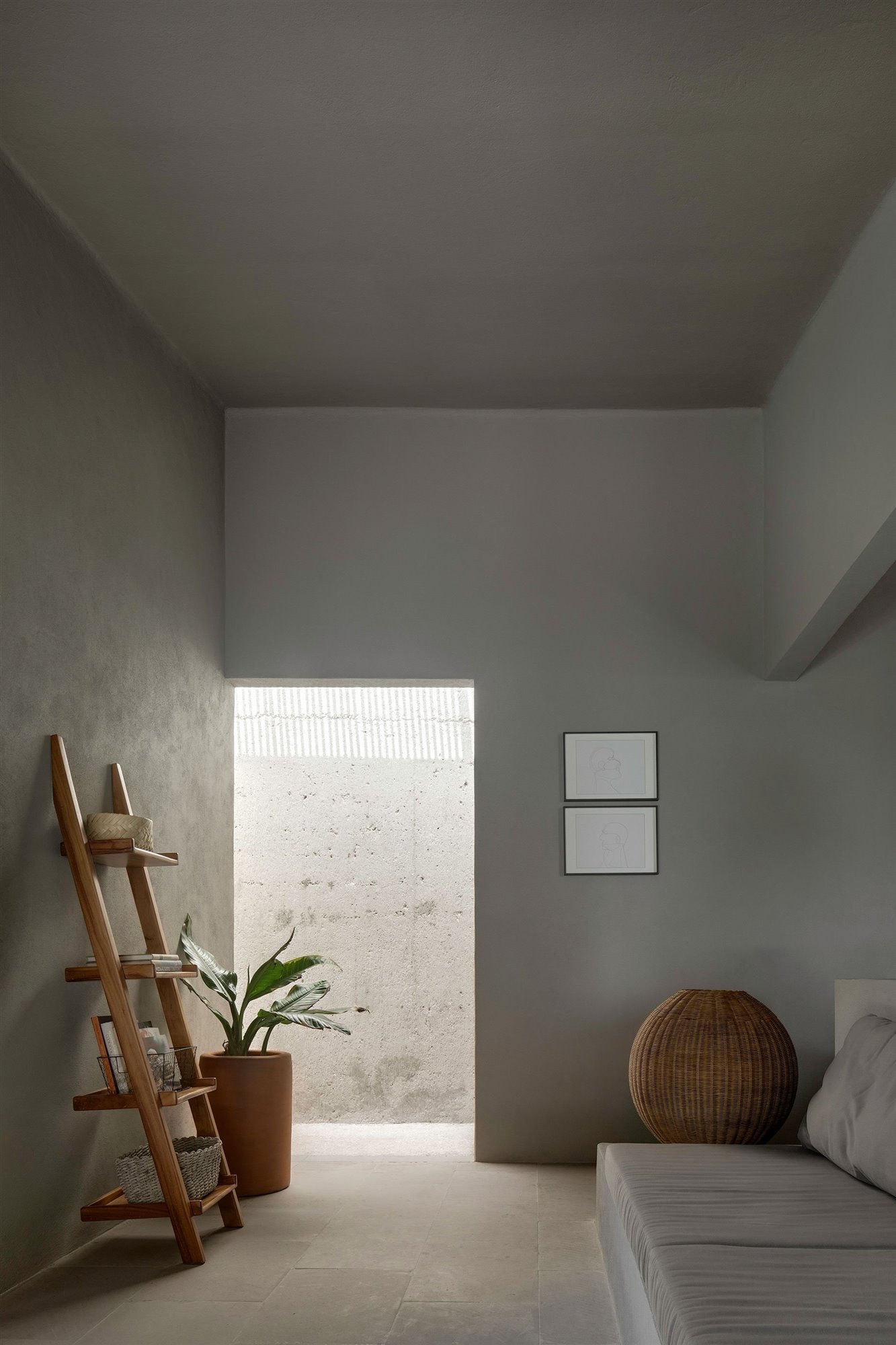Casa en mexico con techos de madera dormitorio