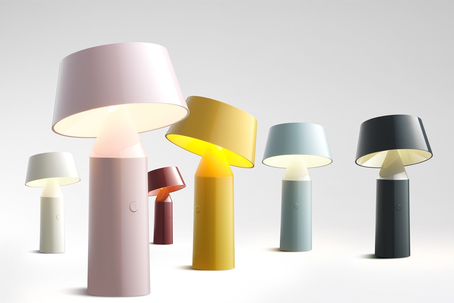 Lámpara moderna portátil de colores Marset Bicoca
