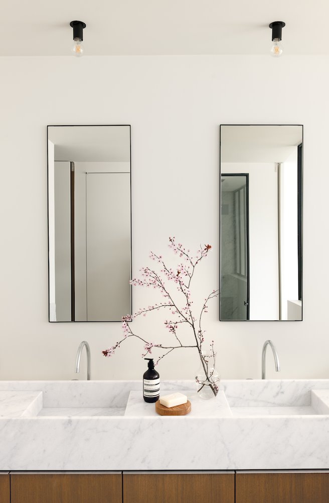 Espejos de baño modernos y sencillos