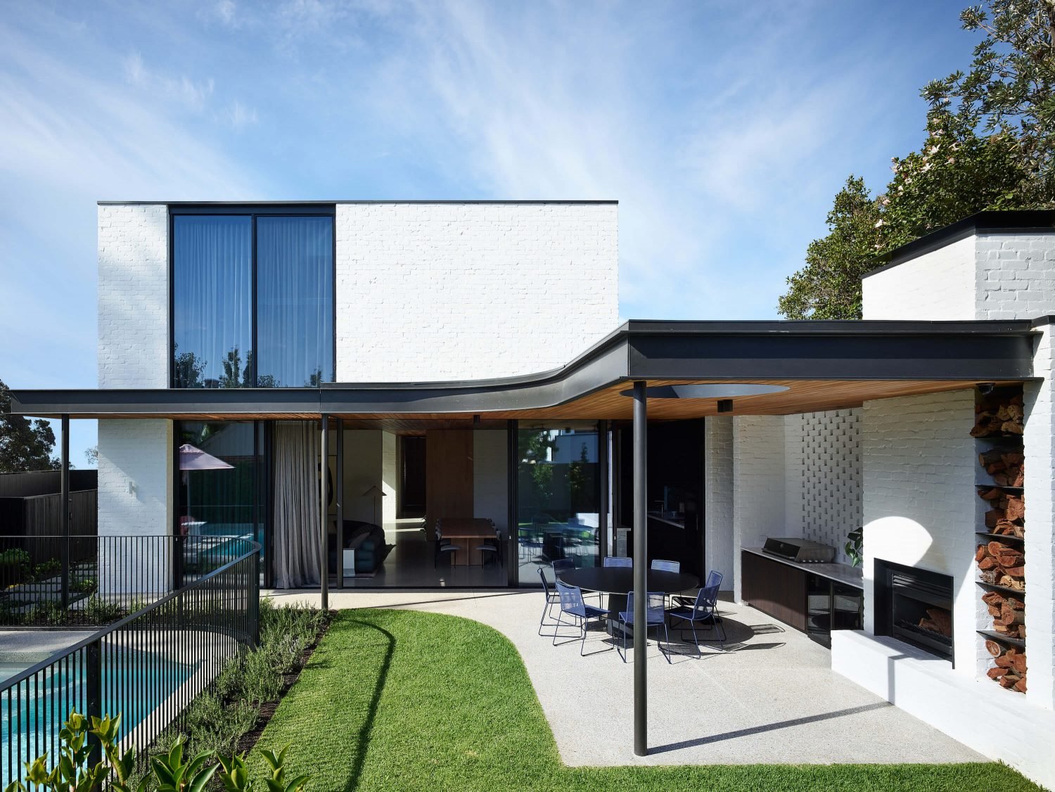 Casa moderna en Australia porche