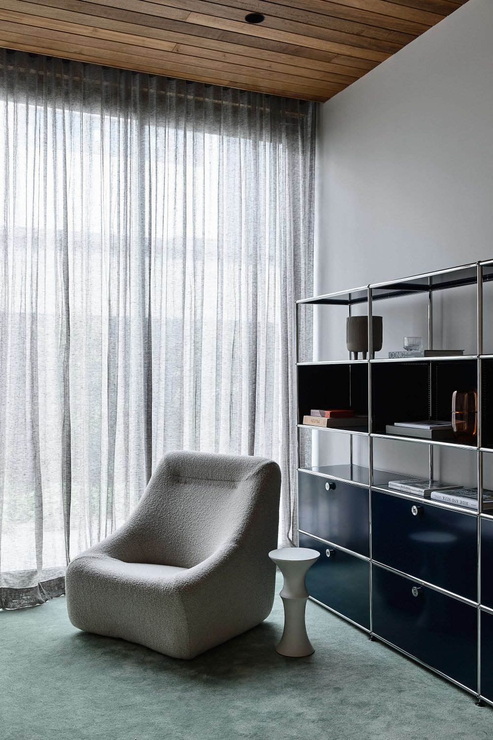 Casa moderna en Australia rincon de lectura