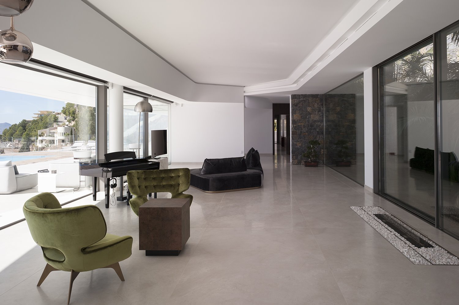 Casa Curva RGB Arquitectos salón
