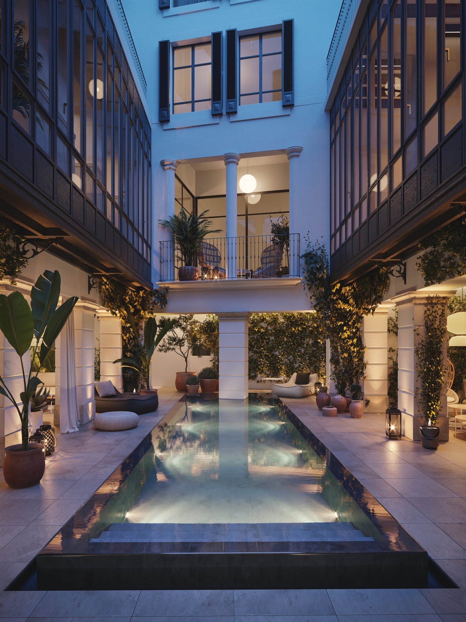 Casa de vacaciones en Palma de Mallorca con piscina en el tejado