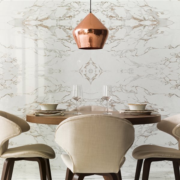 Porcelanosa apuesta por los innovadores revestimientos 'bookmatch'