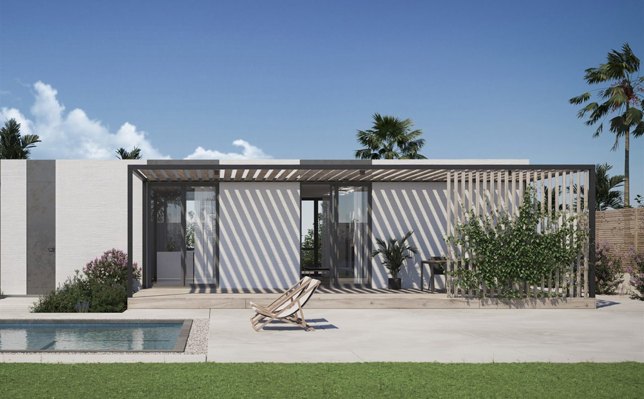 Las casas, de una sola planta, se fabricarán con un sistema híbrido de paneles prefabricados en 3D y posteriormente ensamblados en una estructura modular de acero.