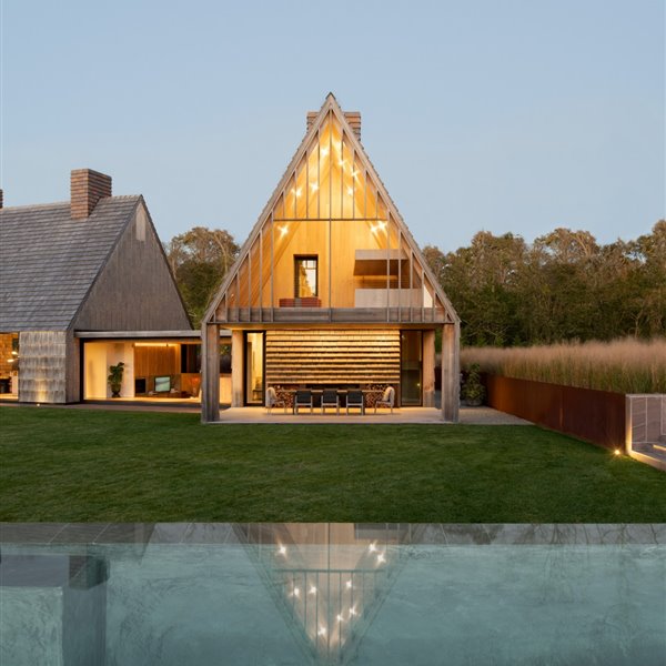 Una moderna casa de campo a las afueras de Nueva York
