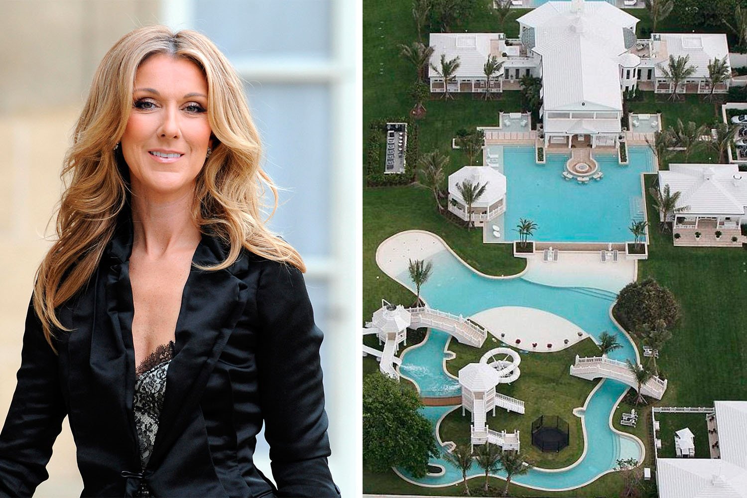 Celine dion casa con piscina. Celine Dion
