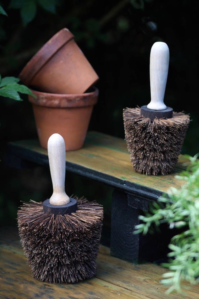Cepillo ecológico para macetas