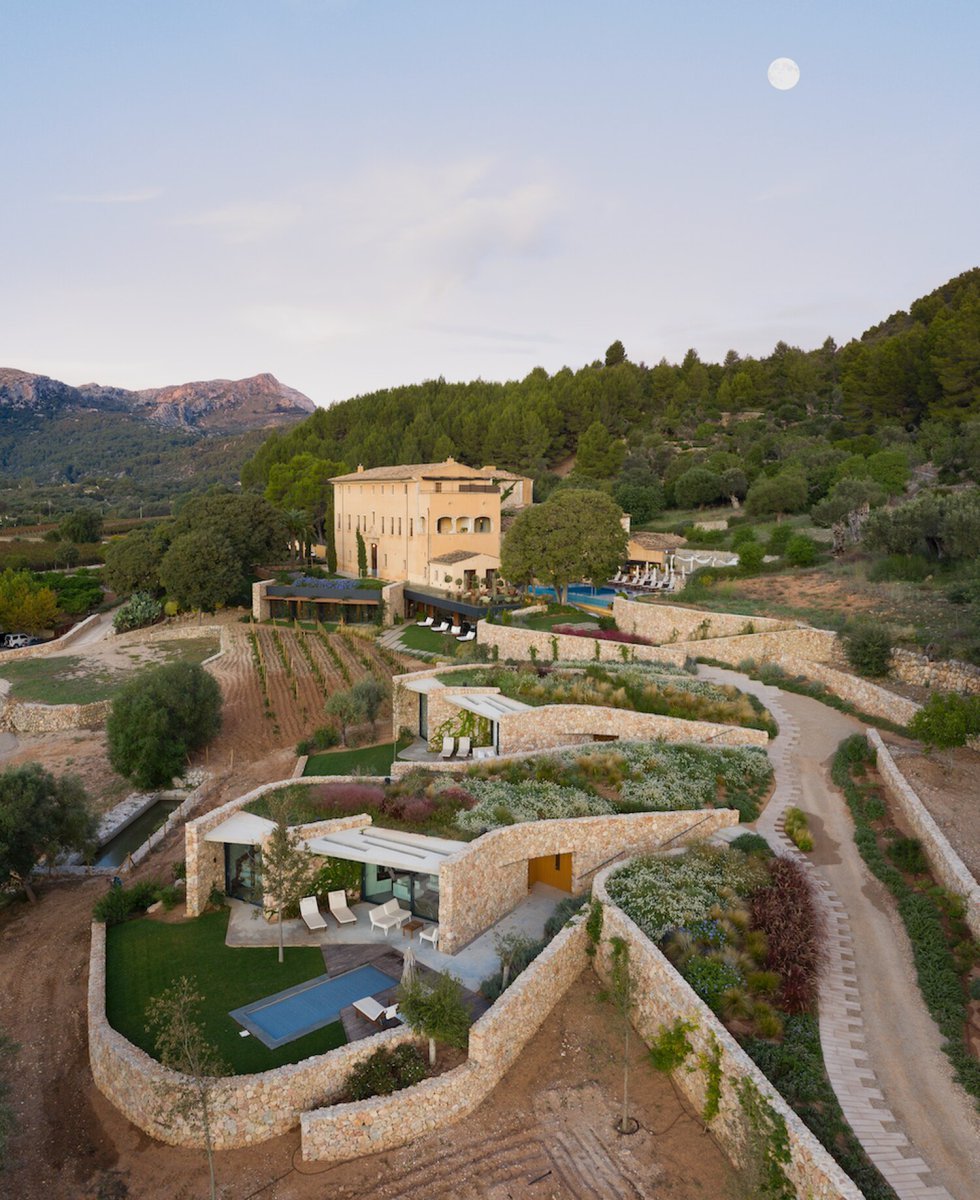 Hotel Son Brull, en Pollença, obra de Carme Pinós