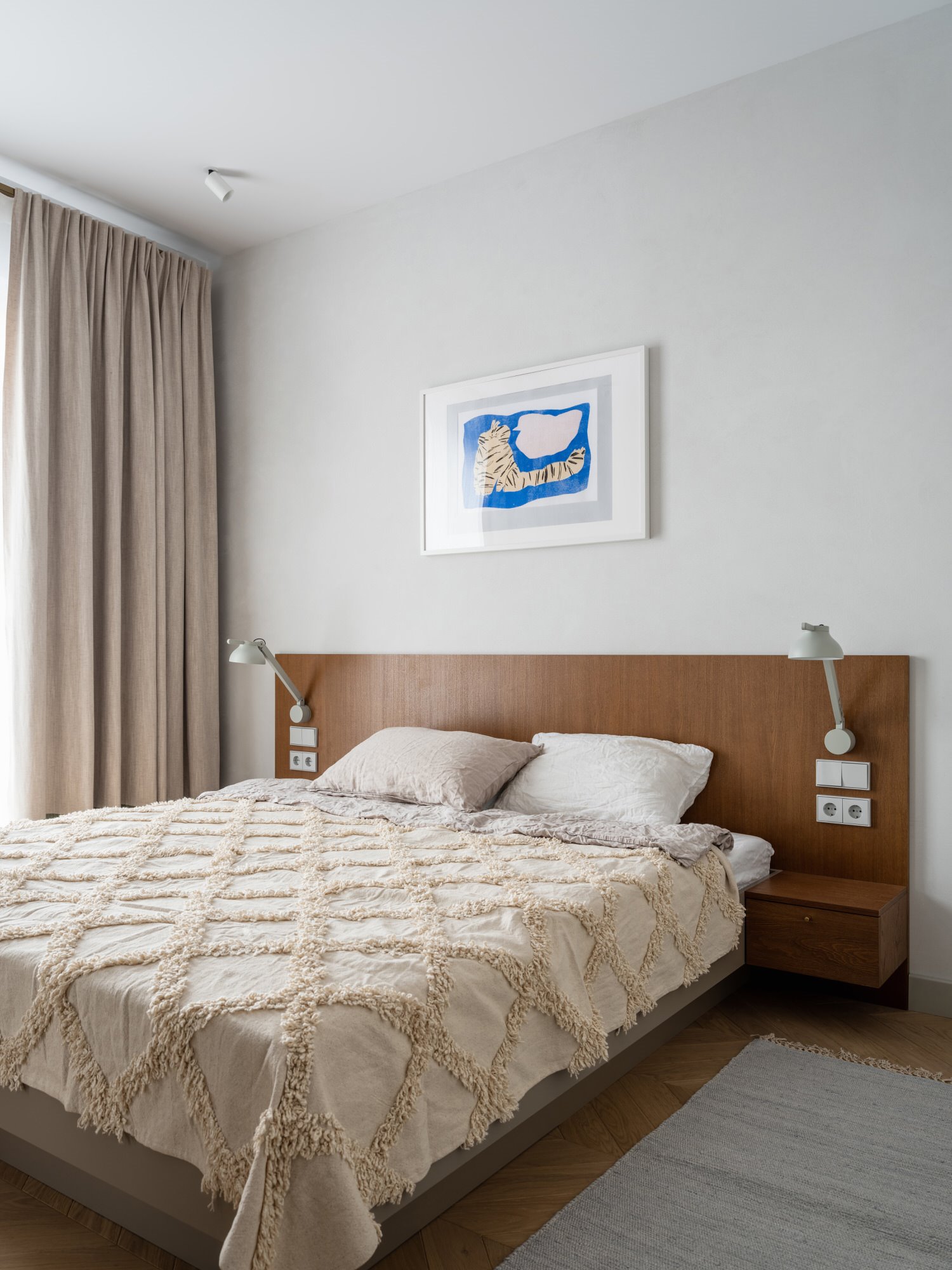 Piso moderno totalmente reformado en Moscu dormitorio