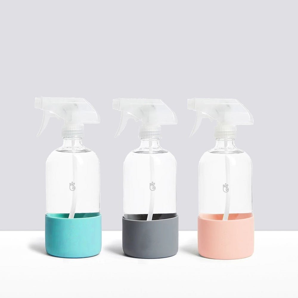 Producto limpieza con spray rellenable
