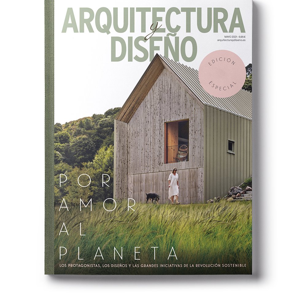 Portada revista Arquitectura y Diseño mayo 2021 especial sostenibilidad