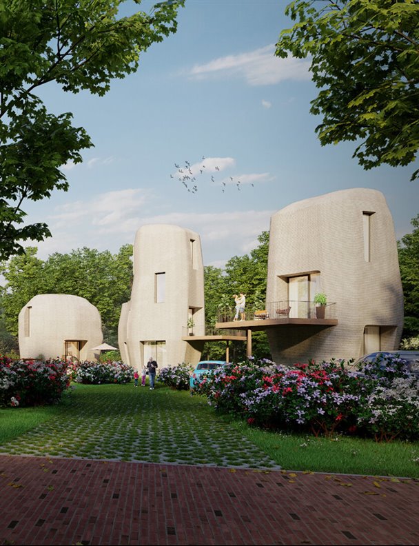 Esta es la primera casa impresa en 3D que puede habitarse legalmente en Europa