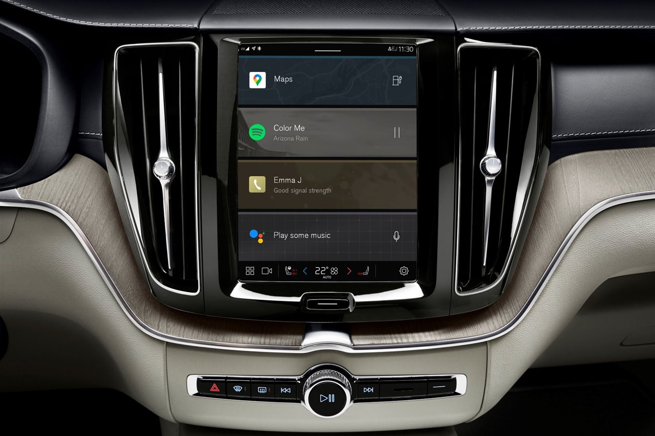 El futuro XC60 estará equipado con el hardware necesario para ejecutar todo lo relacionado con Google. 