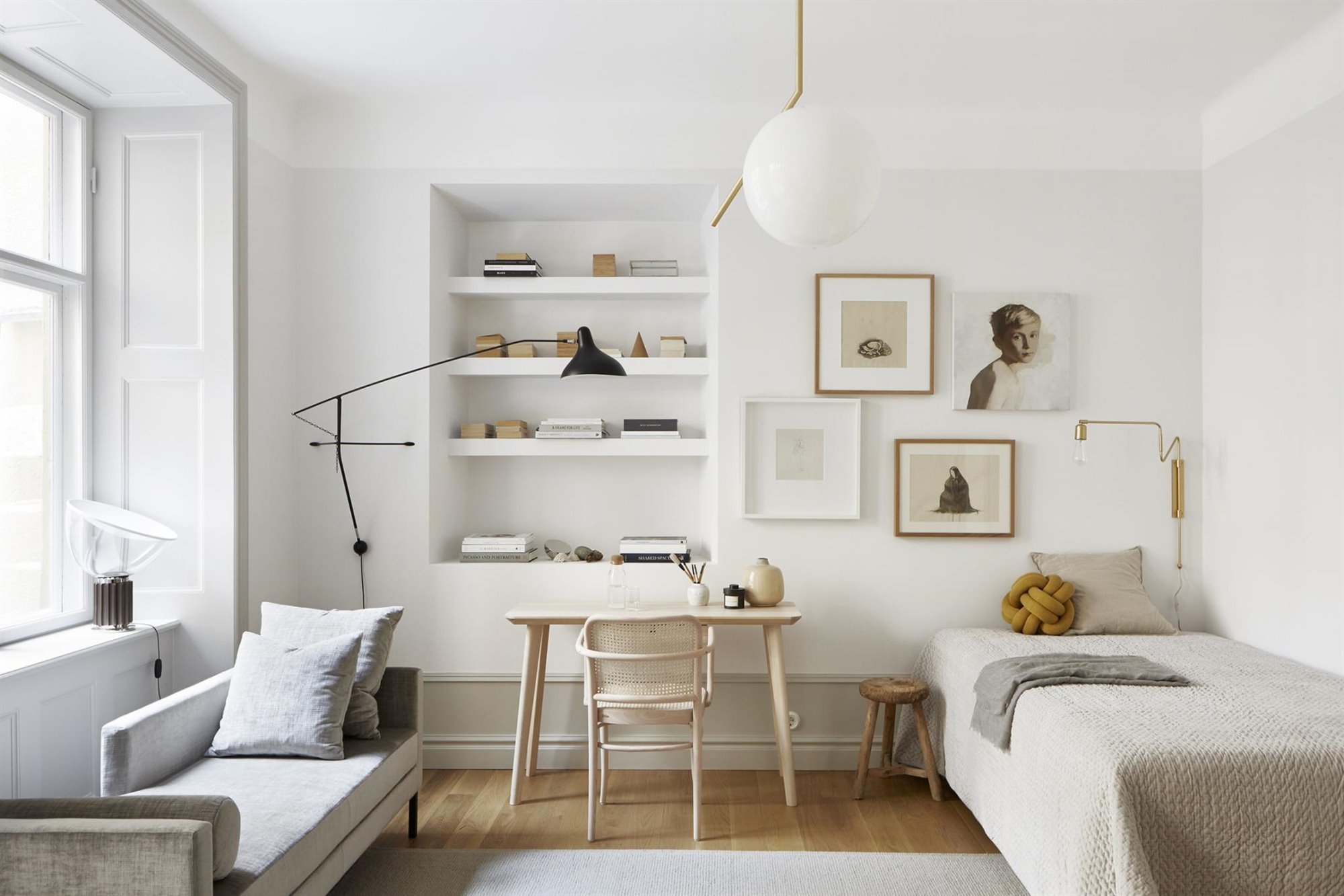 Copia la decoración de los dormitorios decorados con estilo nórdico que hemos visto en Pinterest