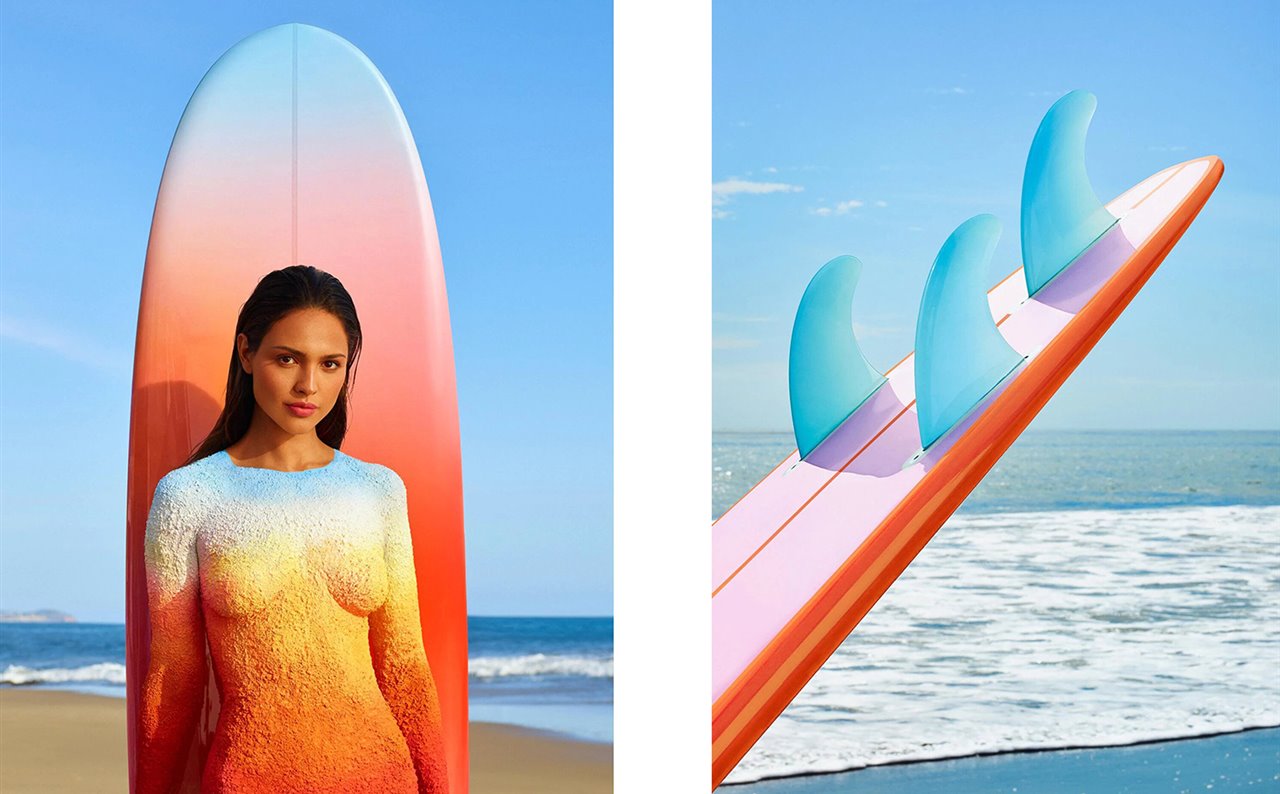 Tabla de surf de Louis Vuitton
