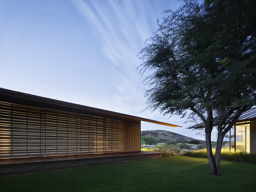 fachada de madera casa en hawai