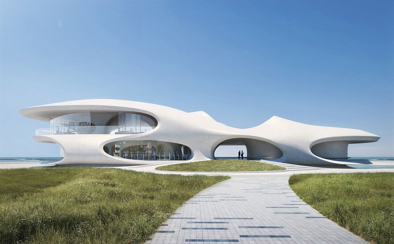 La librería de Haikou es la máxima expresión del enfoque "anti-materia" de MAD Architects, que elude la expresión intencionada de la estructura y la construcción.
