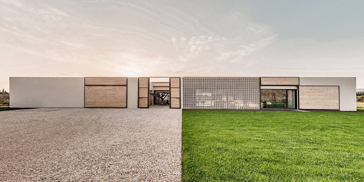 Casa de campo moderna en Mallorca fachada