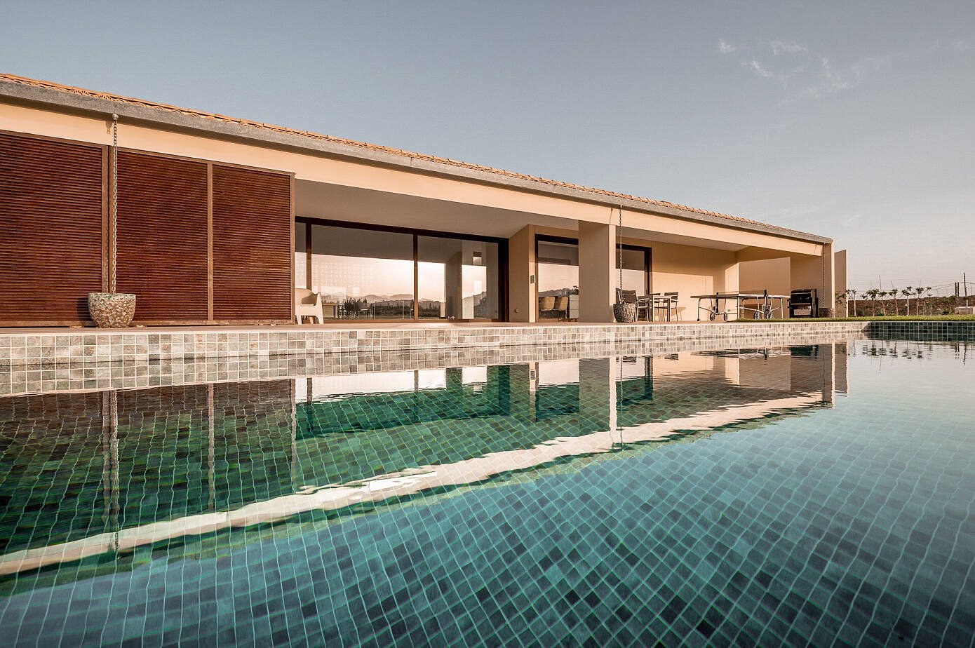 Casa de campo moderna en Mallorca piscina