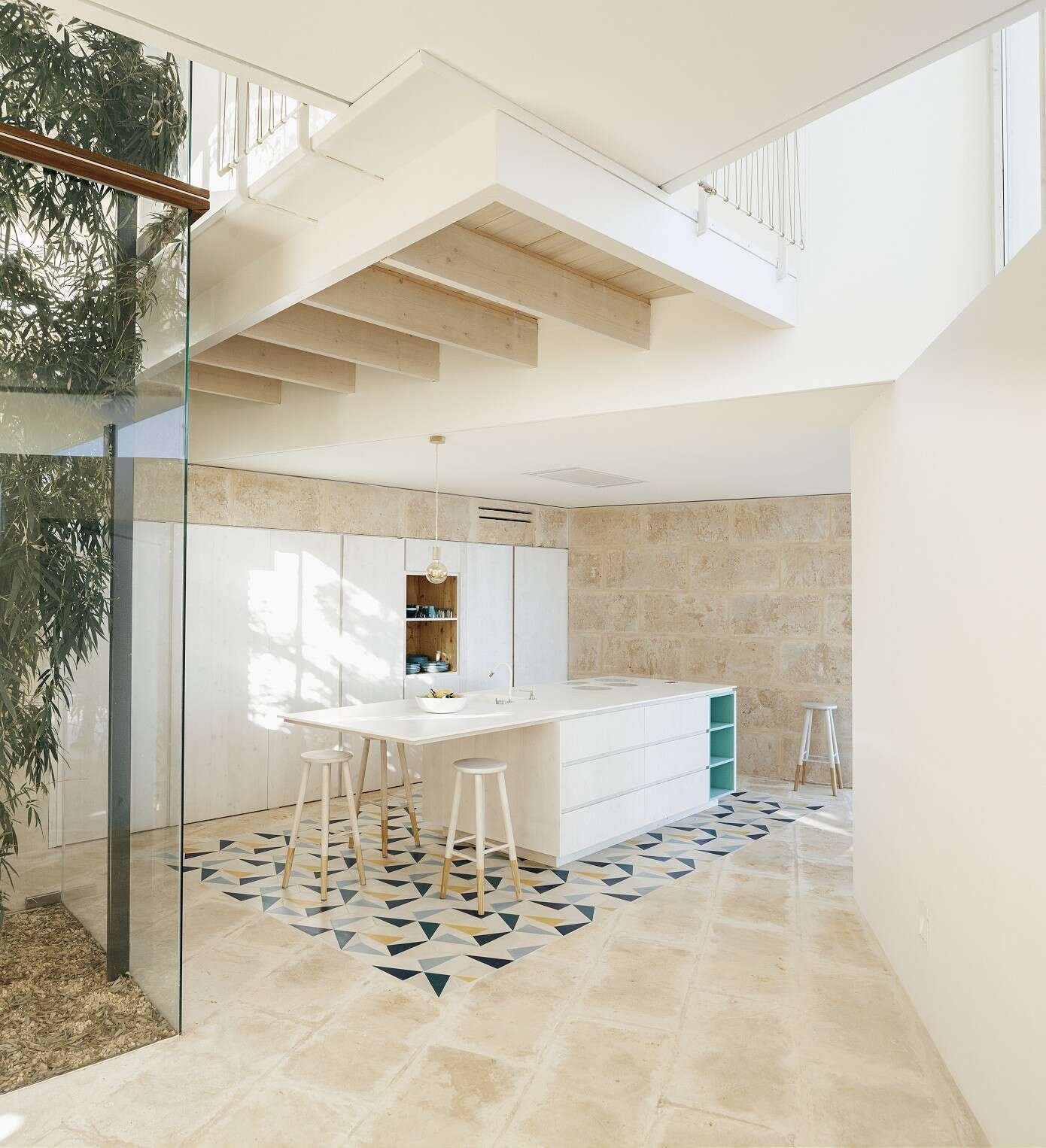 Casa de piedra en Mallorca cocina