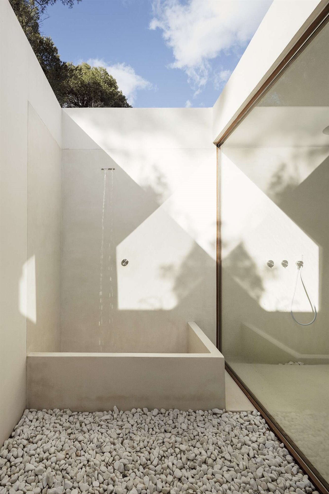 Casa de piedra en Mallorca patio interior