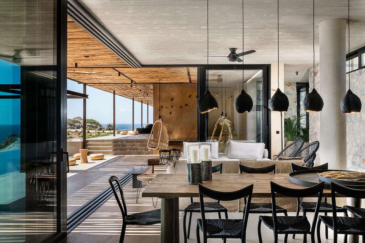 Casa de vacaciones en Grecia comedor