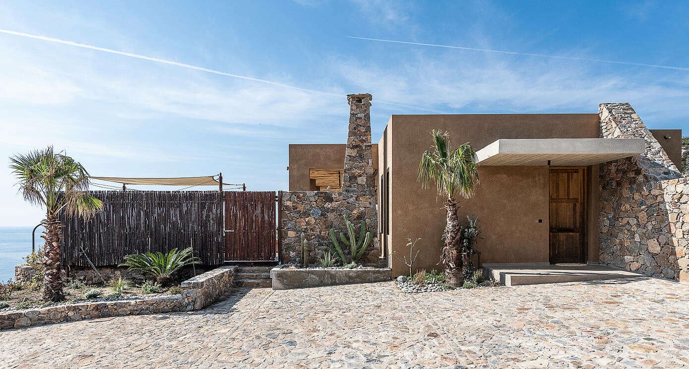 Casa de vacaciones en Grecia entrada
