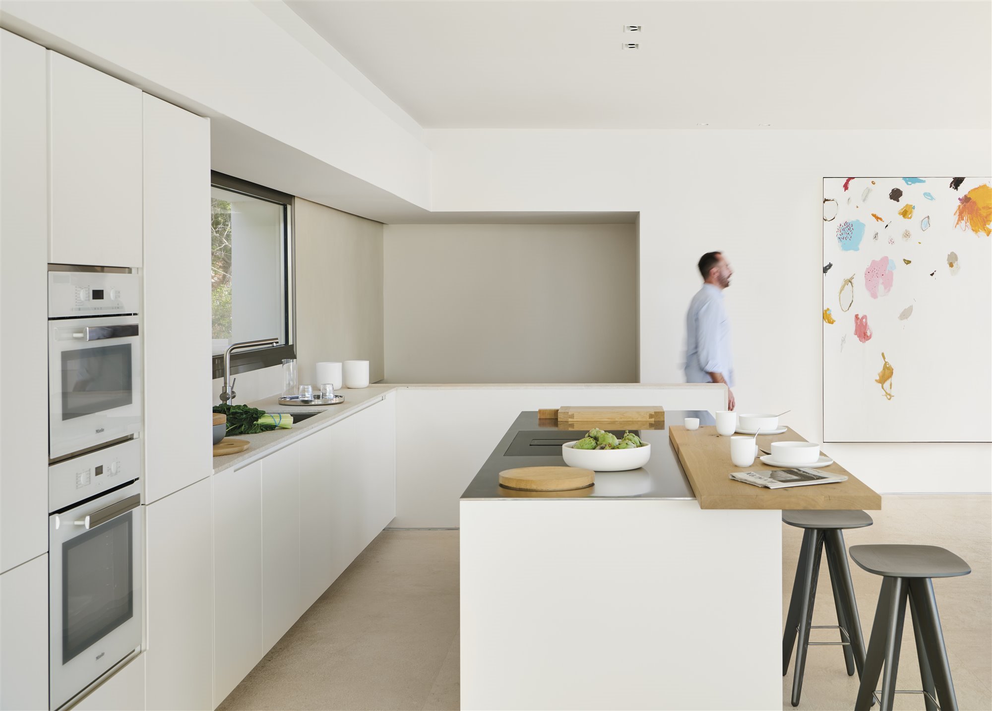 Casa moderna con vistas a la playa en Mallorca cocina
