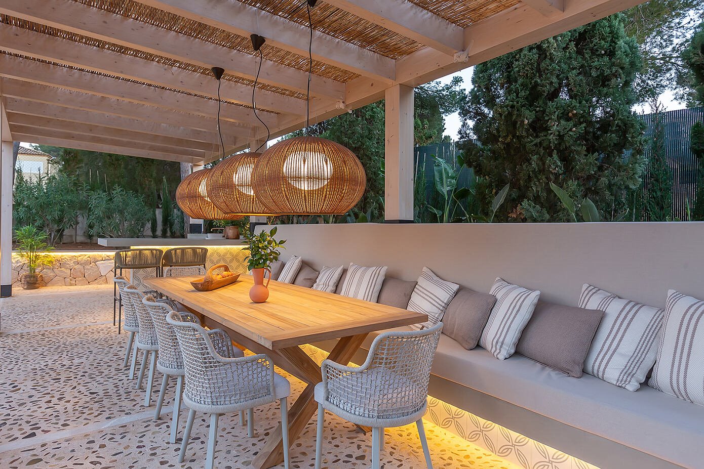 Casa moderna de campo en Mallorca con decoracion mediterranea 