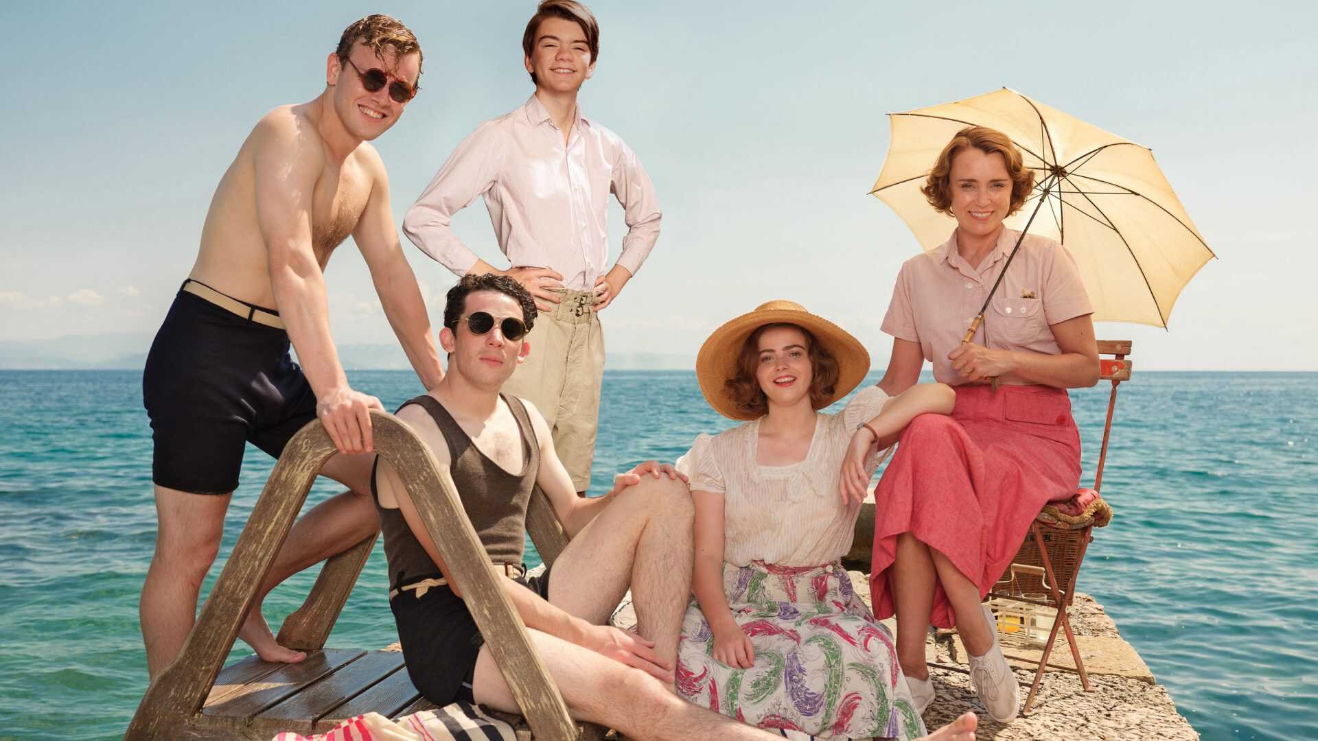 Serie de televisión los durrells. Marta de la Torre y Marta Bardón