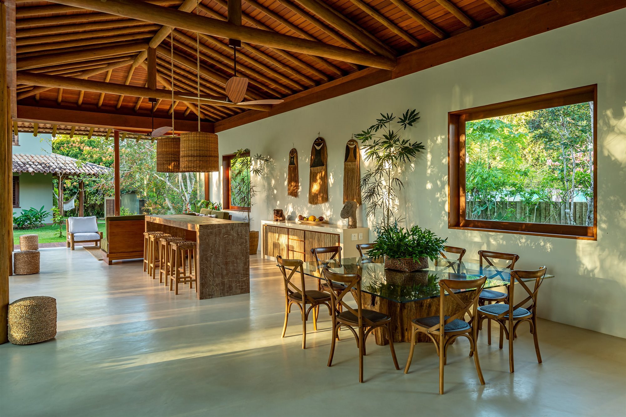 casa en brasil comedor cocina