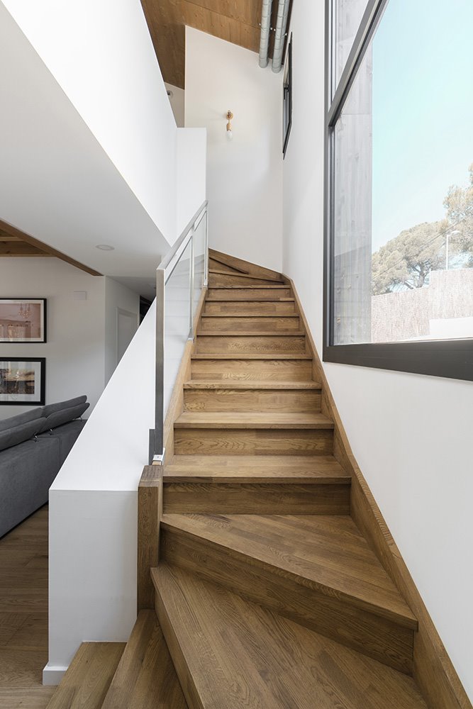 casa pasiva roots bud arquitectura escalera