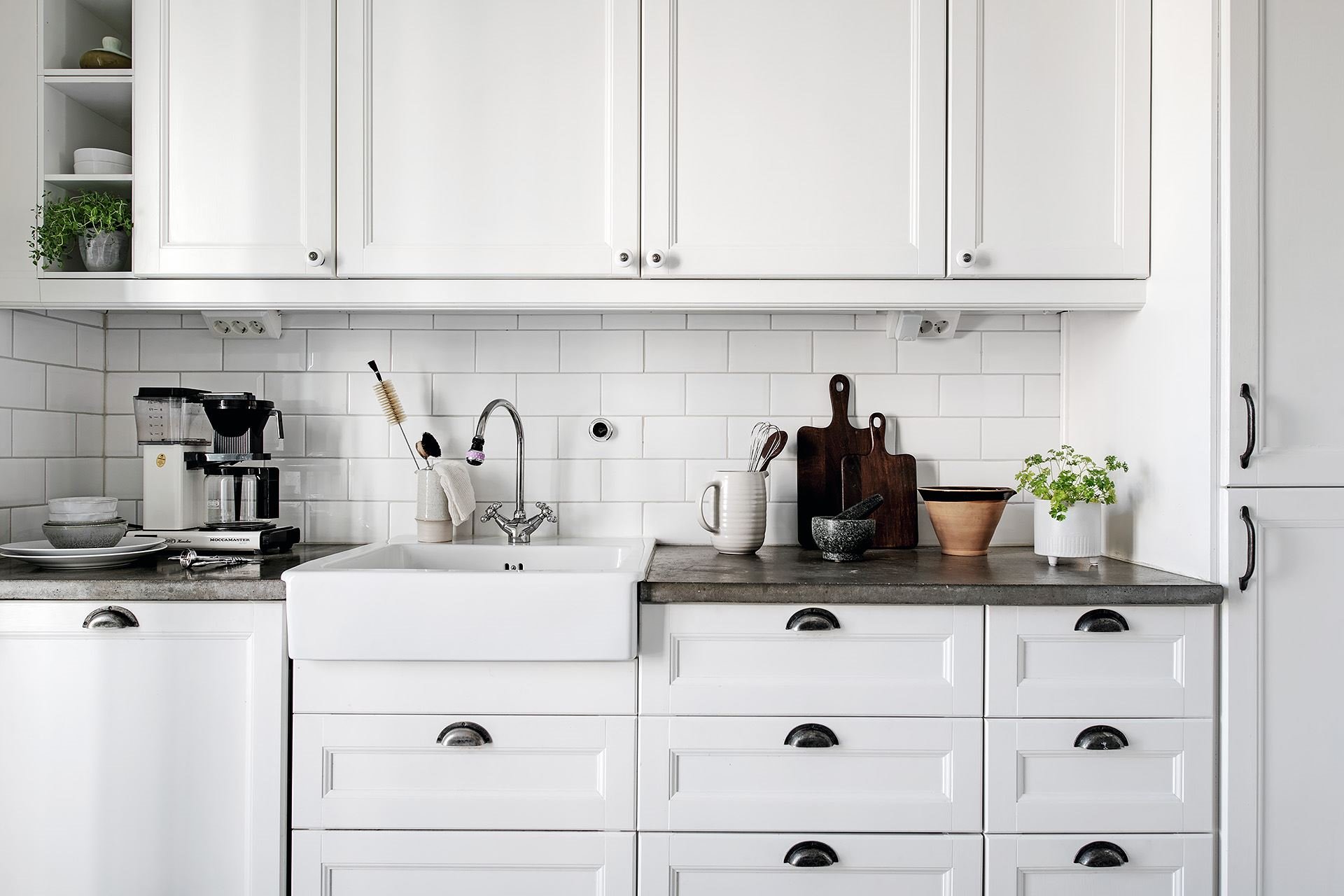 Casa con decoracion de interiores de estilo nordico cocina rustica