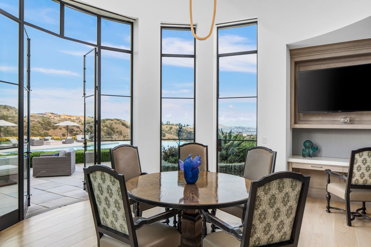 Casa del actor de Hollywood Sylvester Stallone comedor