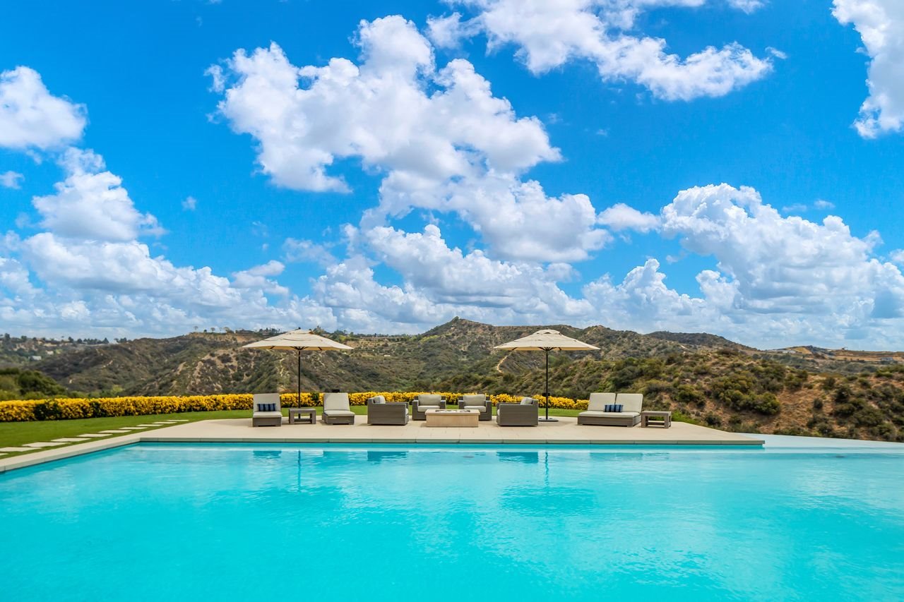 Casa del actor de Hollywood Sylvester Stallone piscina