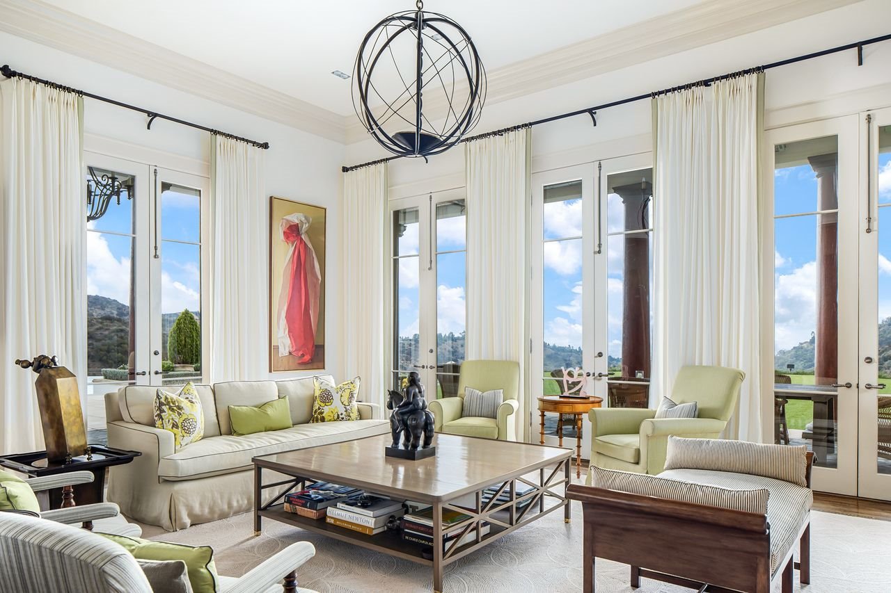 Casa del actor de Hollywood Sylvester Stallone salon