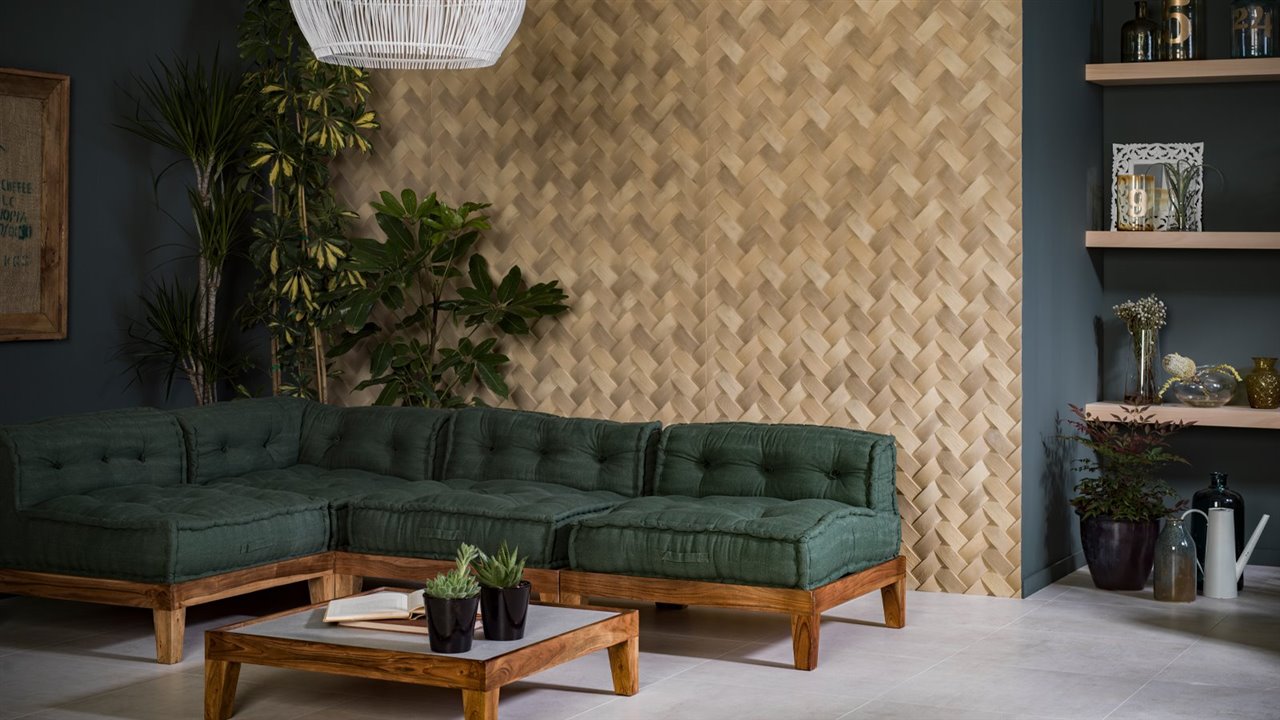 Creative Series, de Krion, es una de las últimas superficies de los paneles decorativos Fitwall®.