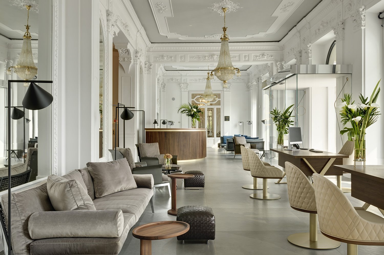 Grand Hotel Victoria Como vestíbulo
