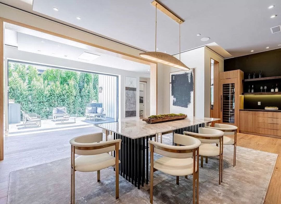 Casa de Demi Lovato en los angeles comedor
