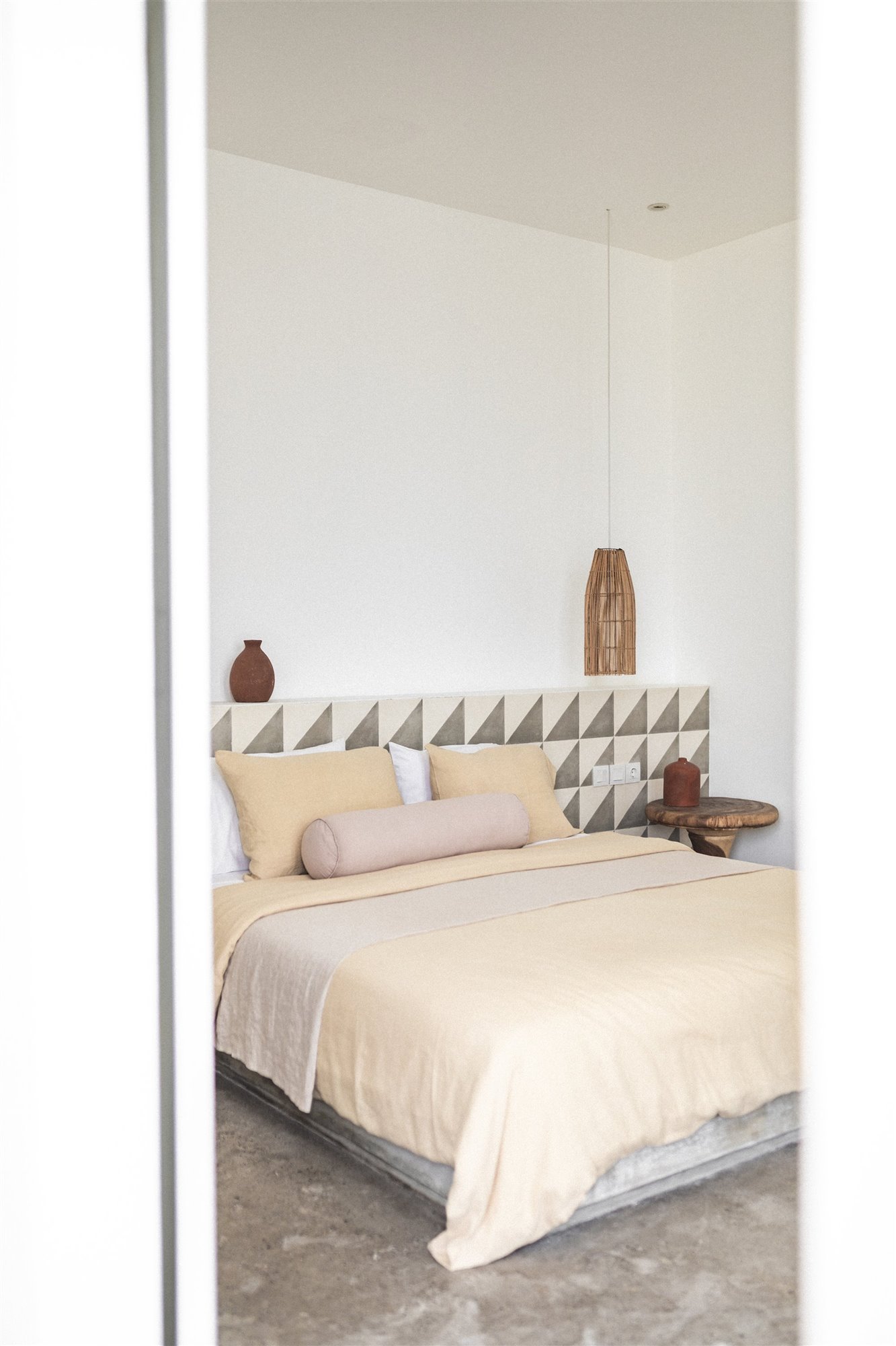 Casa de inspiracion mediterranea en Bali dormtitorio
