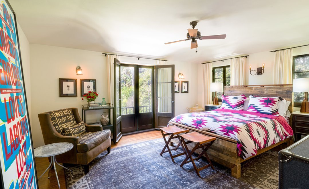 casa-en-los-angeles-del-actor-leonardo-dicaprio-dormitorio