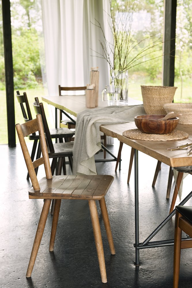 Casa moderna estilo rústico comedor