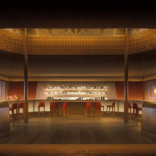 Bar del hotel la mamouina