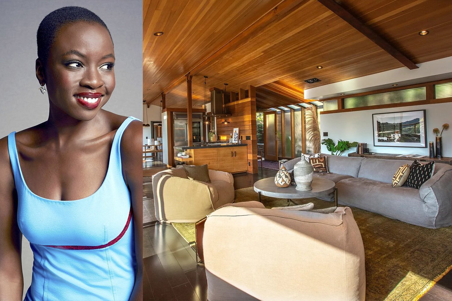 Casa de la actriz de marvel Danai Gurira de Black panther