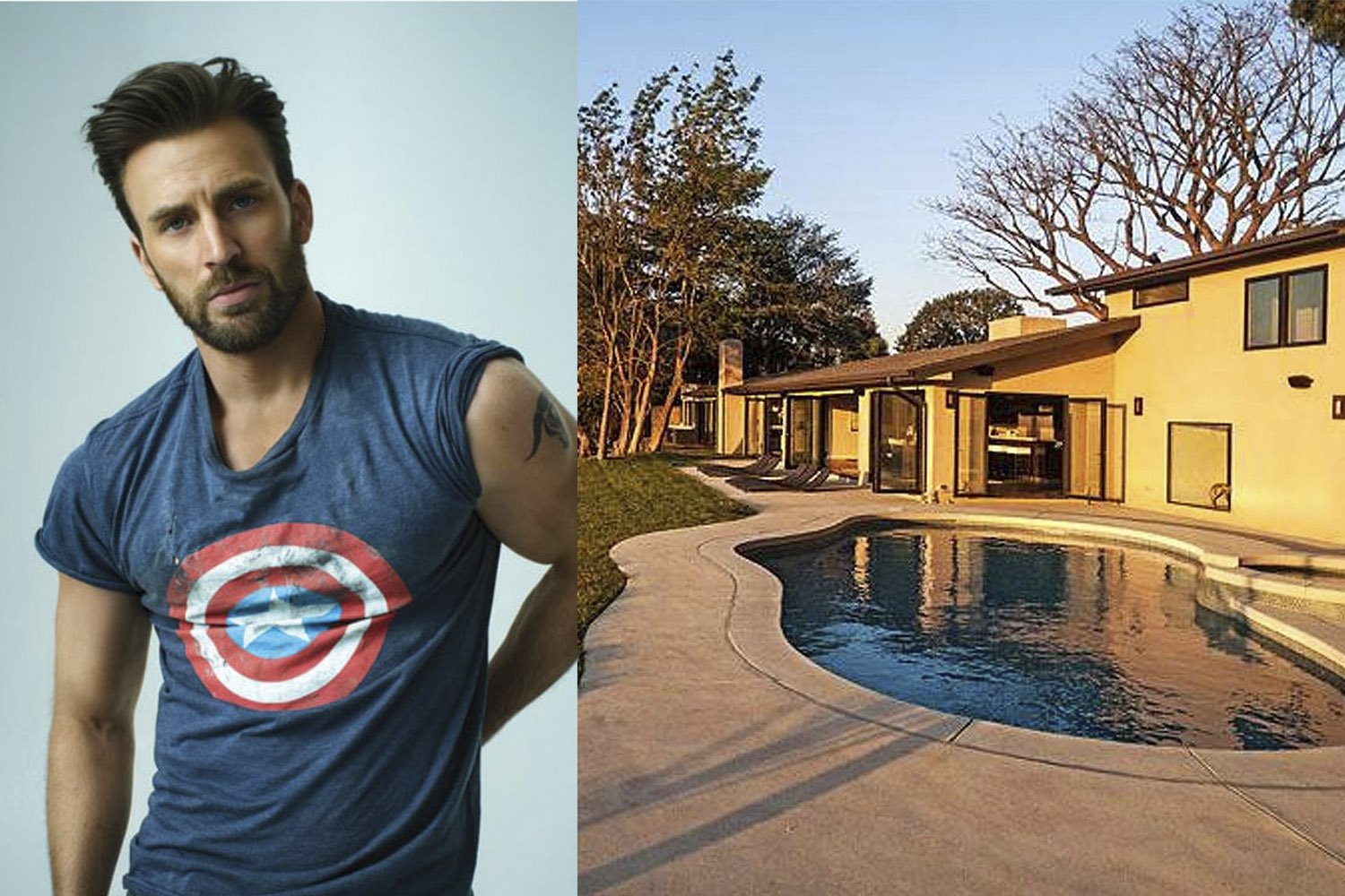 Casa del actor de Capitan America Chris Evans
