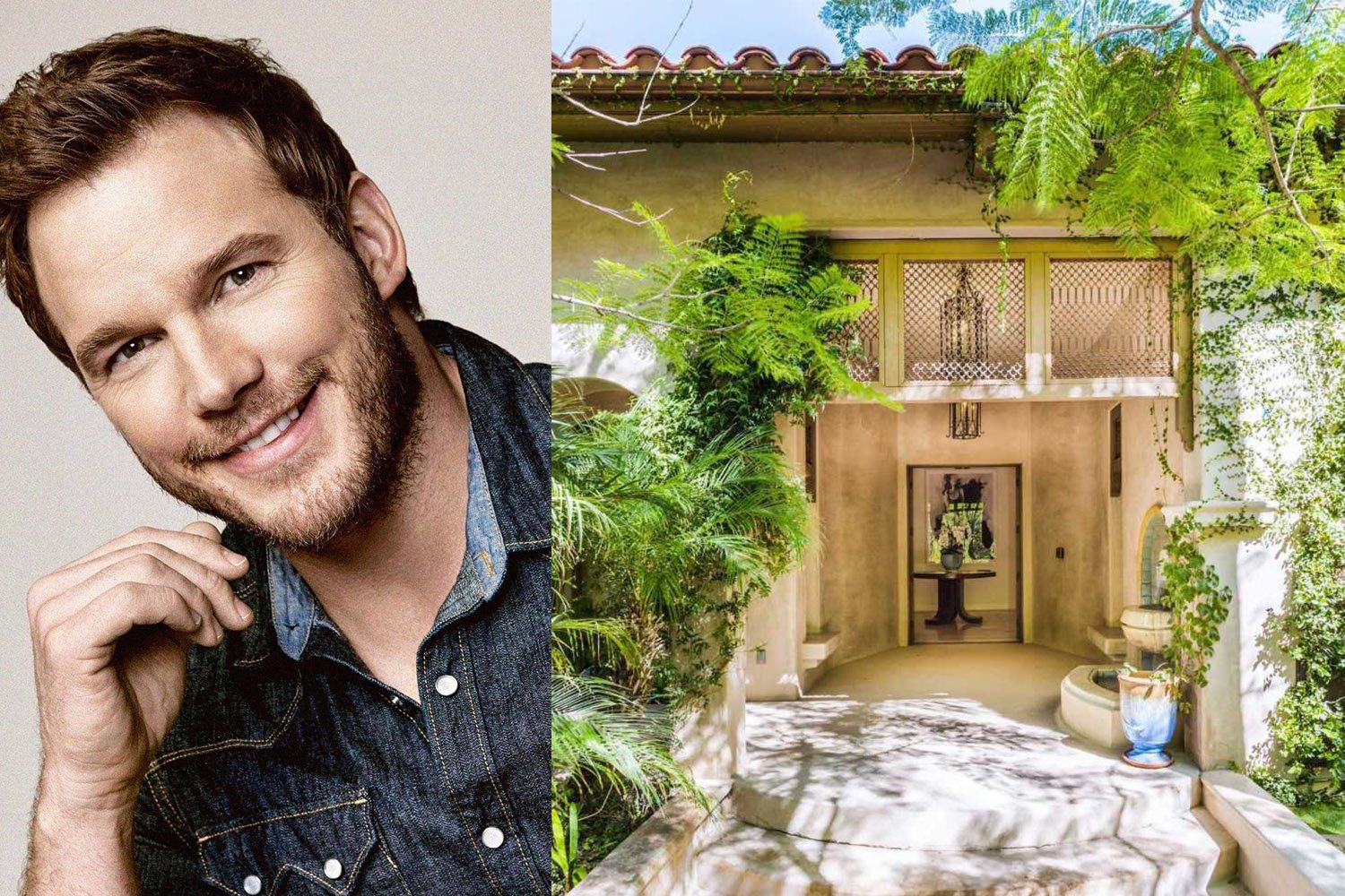 Casa del actor de marvel Chris pratt
